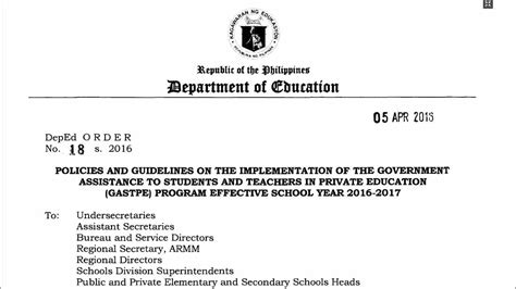 gastpe meaning in education|GOVERNMENT ASSISTANCE TO STUDENTS AND .